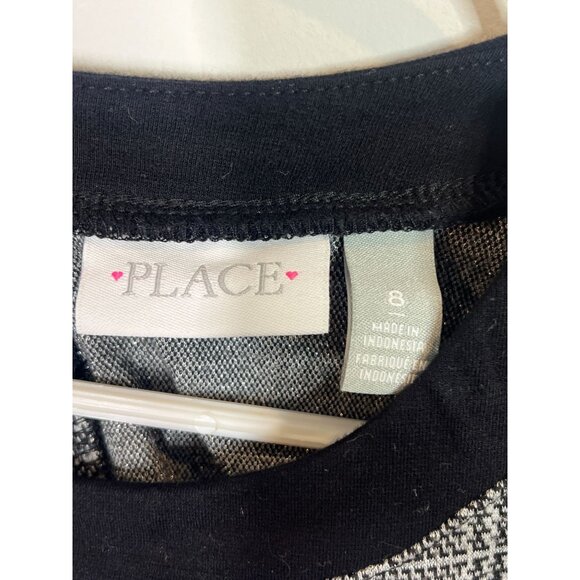 The Childrens Place Dress Girls 8 Kids Fit and Flare Short Sleeve Plaid Fall - Picture 6 of 13